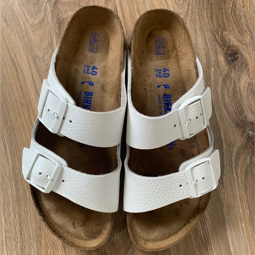 Birkenstock White Sandals